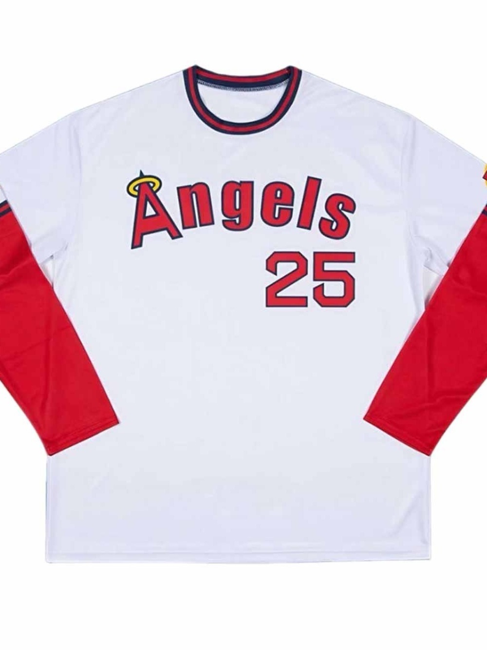 Angels Throwback Long Sleeve Shirt 2025  Size XL